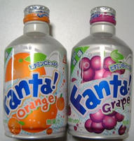Fanta Orange/Grape 300mlBottleCan